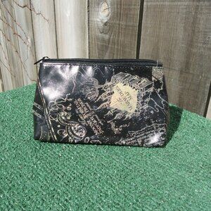 Hot Topic Harry Potter Marauders Map Solemnly Swear Makeup Cosmetics Bag